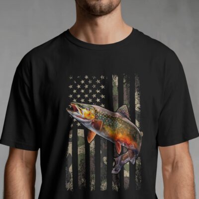Fish + American Flag