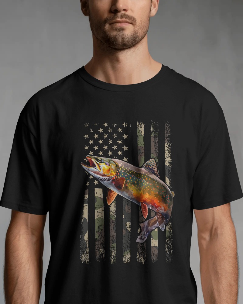 Fish + American Flag