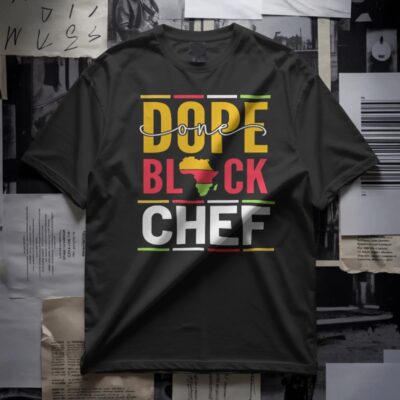 Dope Black Chef Graphic Shirt