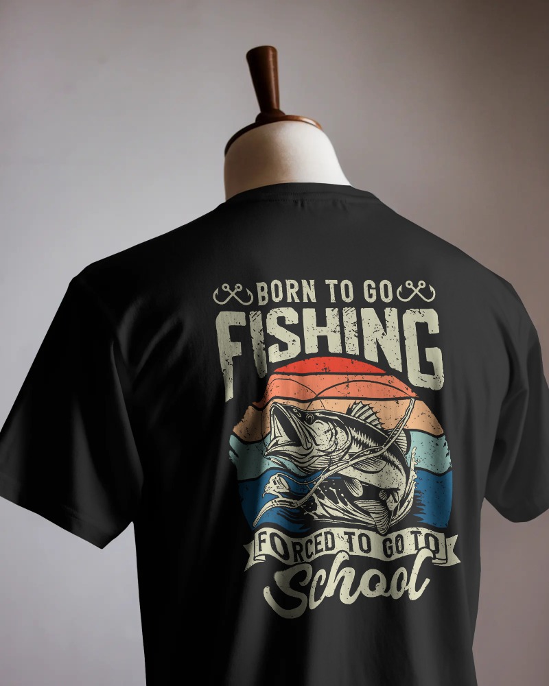 Born to Fish Retro - Image 2