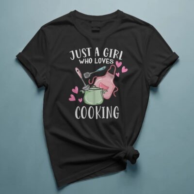 Girl Loves Cooking Tee
