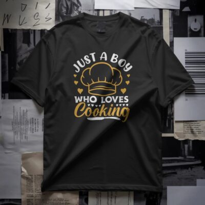 Boy Who Loves Cooking Tee