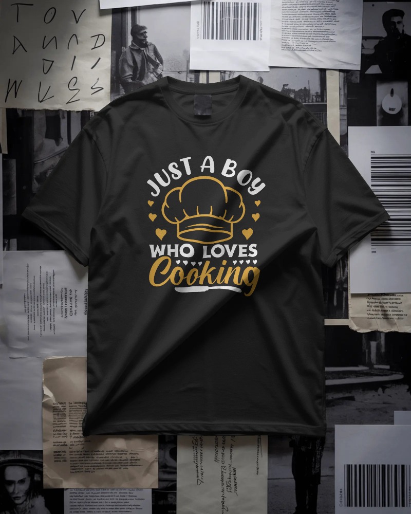 Boy Who Loves Cooking Tee