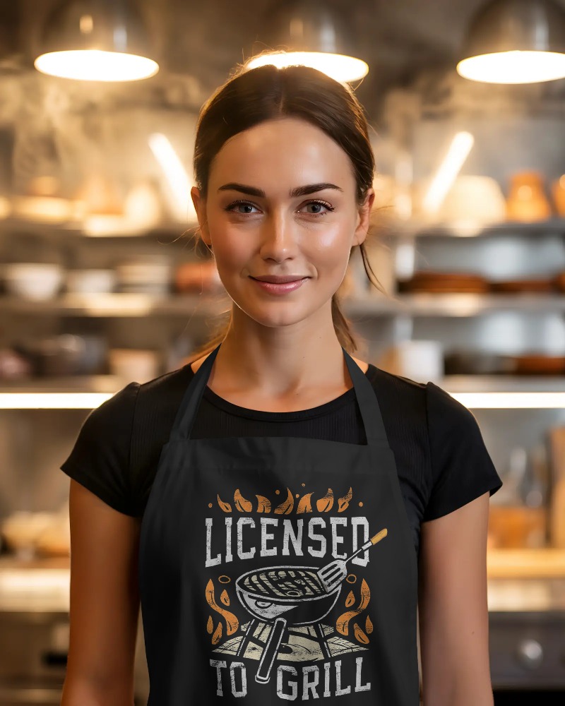 Licensed to Grill Apron