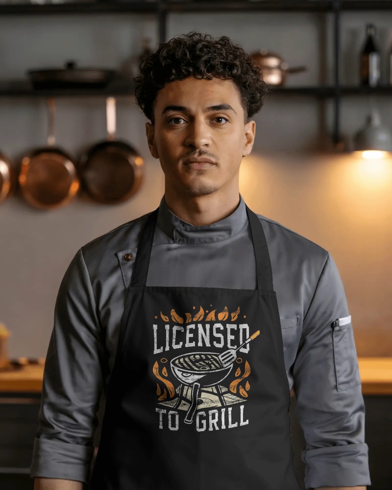 Licensed to Grill Apron - Image 2