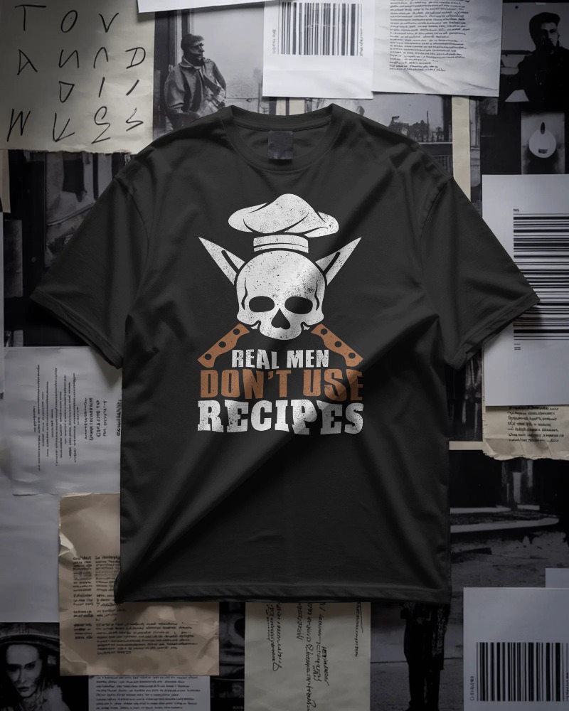 No Recipes Chef Tee